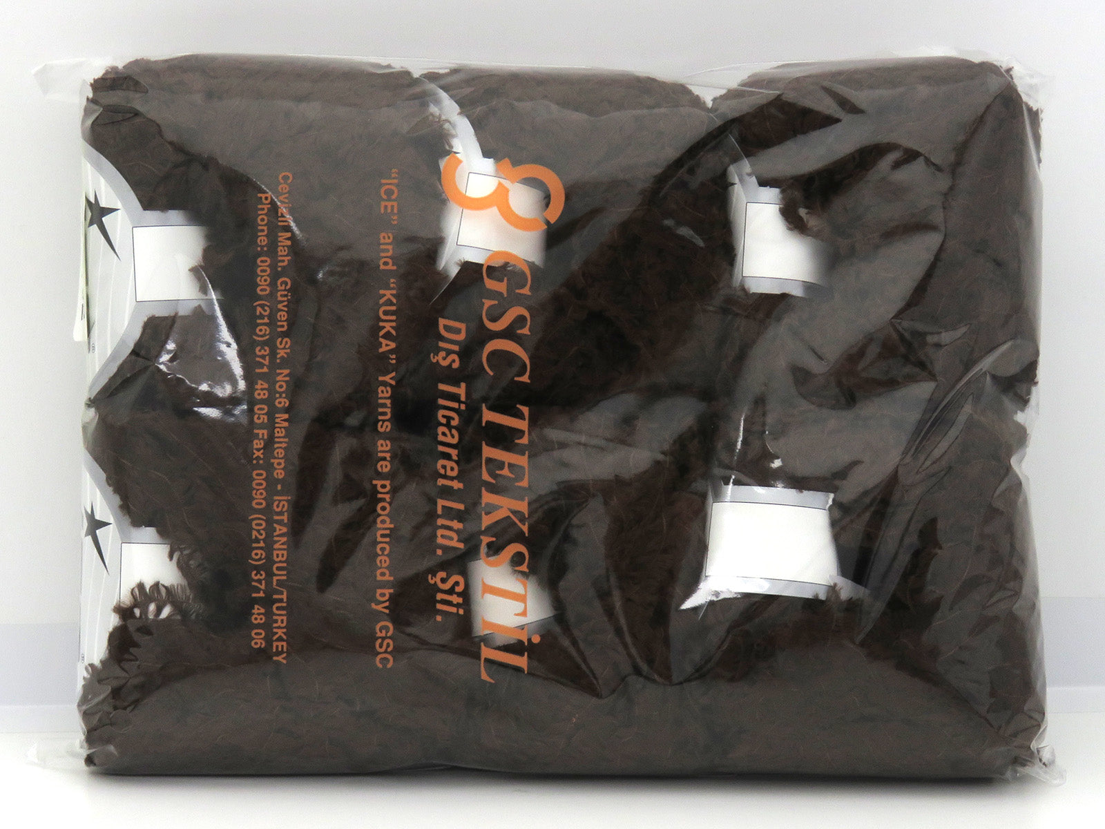 Viscose Fur Dark Brown Sku:fnt2-82462