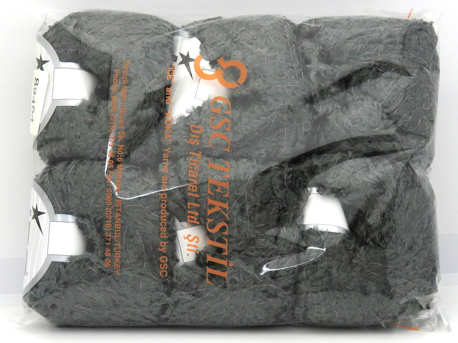 Viscose Fur Light Bluish Grey Sku:fnt2-82464