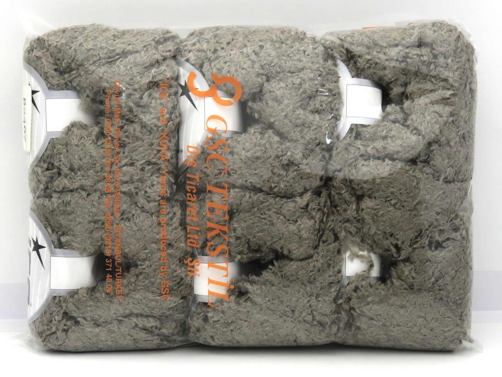 Viscose Fur Stone Grey Sku:fnt2-82467