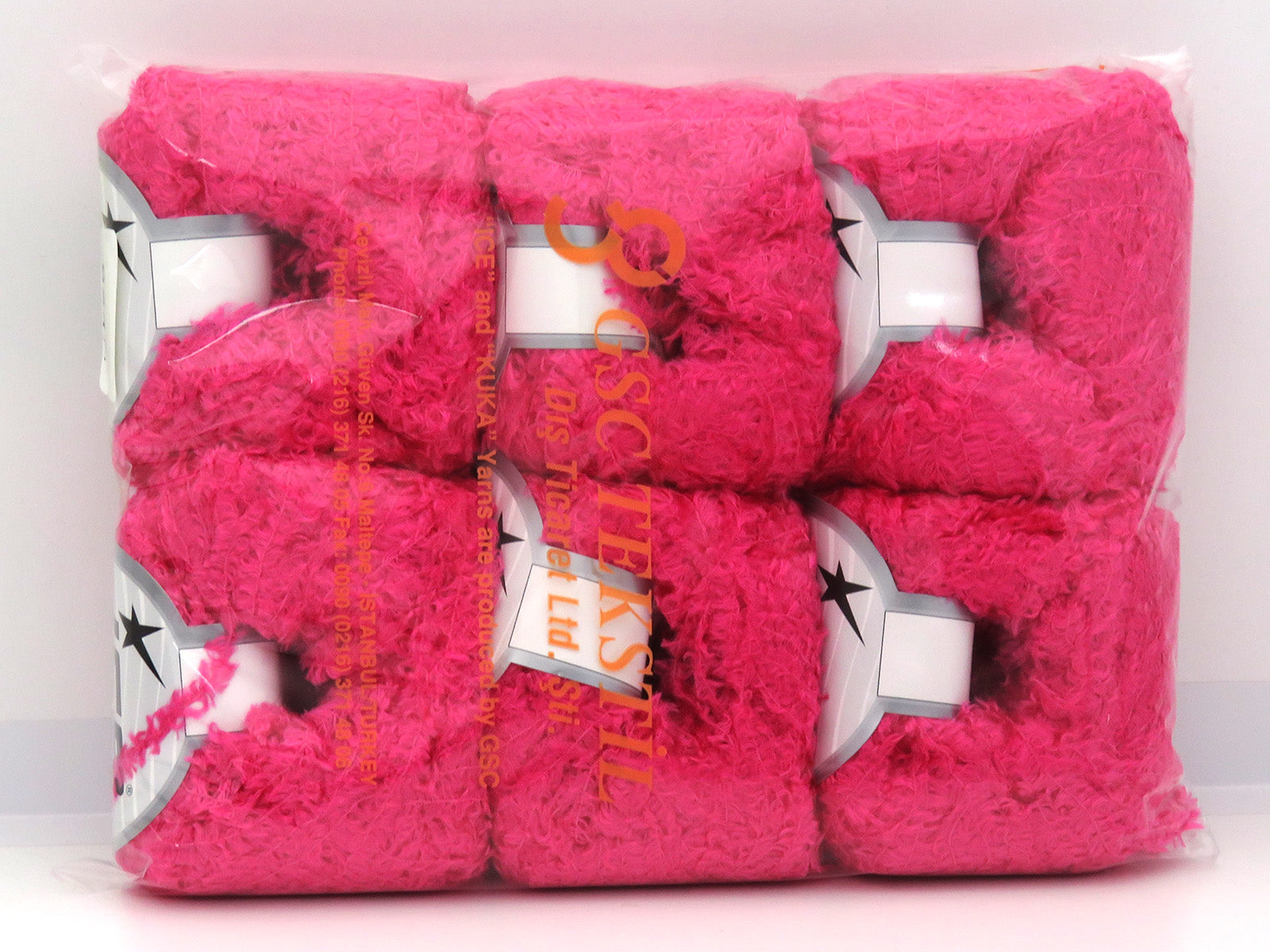 Viscose Fur Candy Pink Sku:fnt2-82477