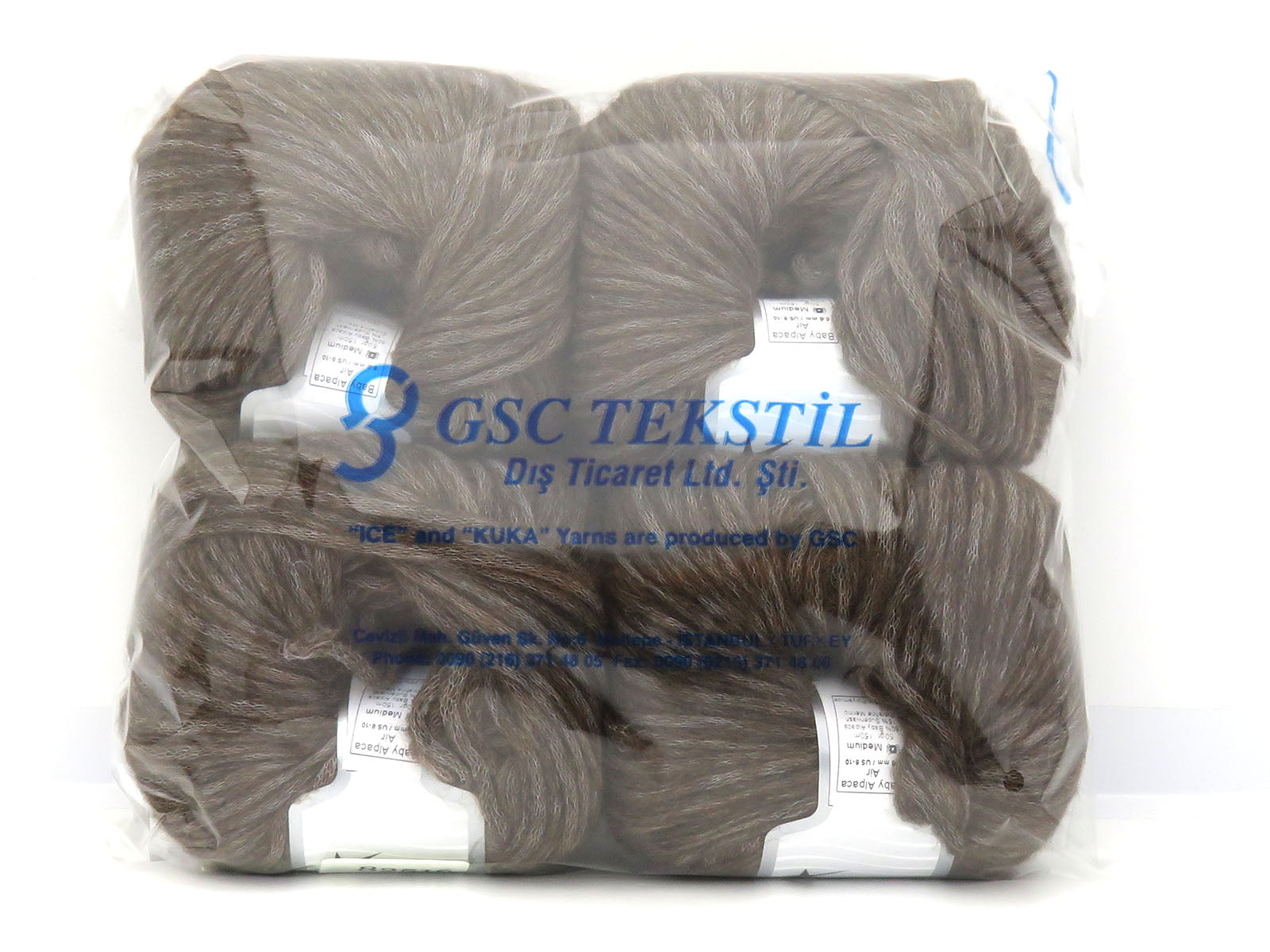 Baby Alpaca Air Brown fnt2-82516