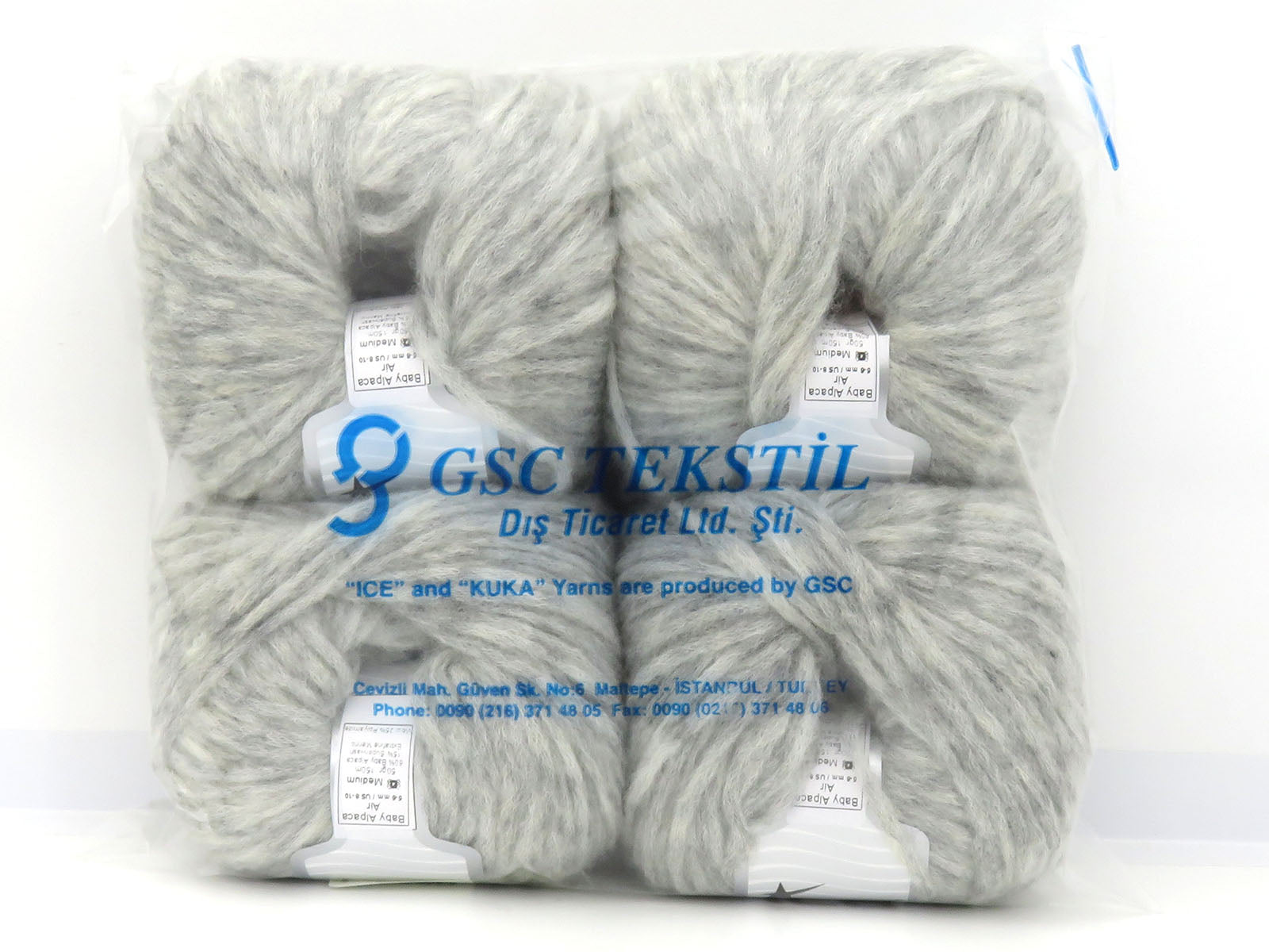 Baby Alpaca Air Light Grey fnt2-82520