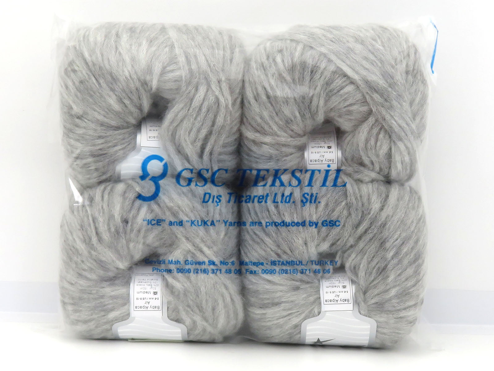 Baby Alpaca Air Grey fnt2-82521