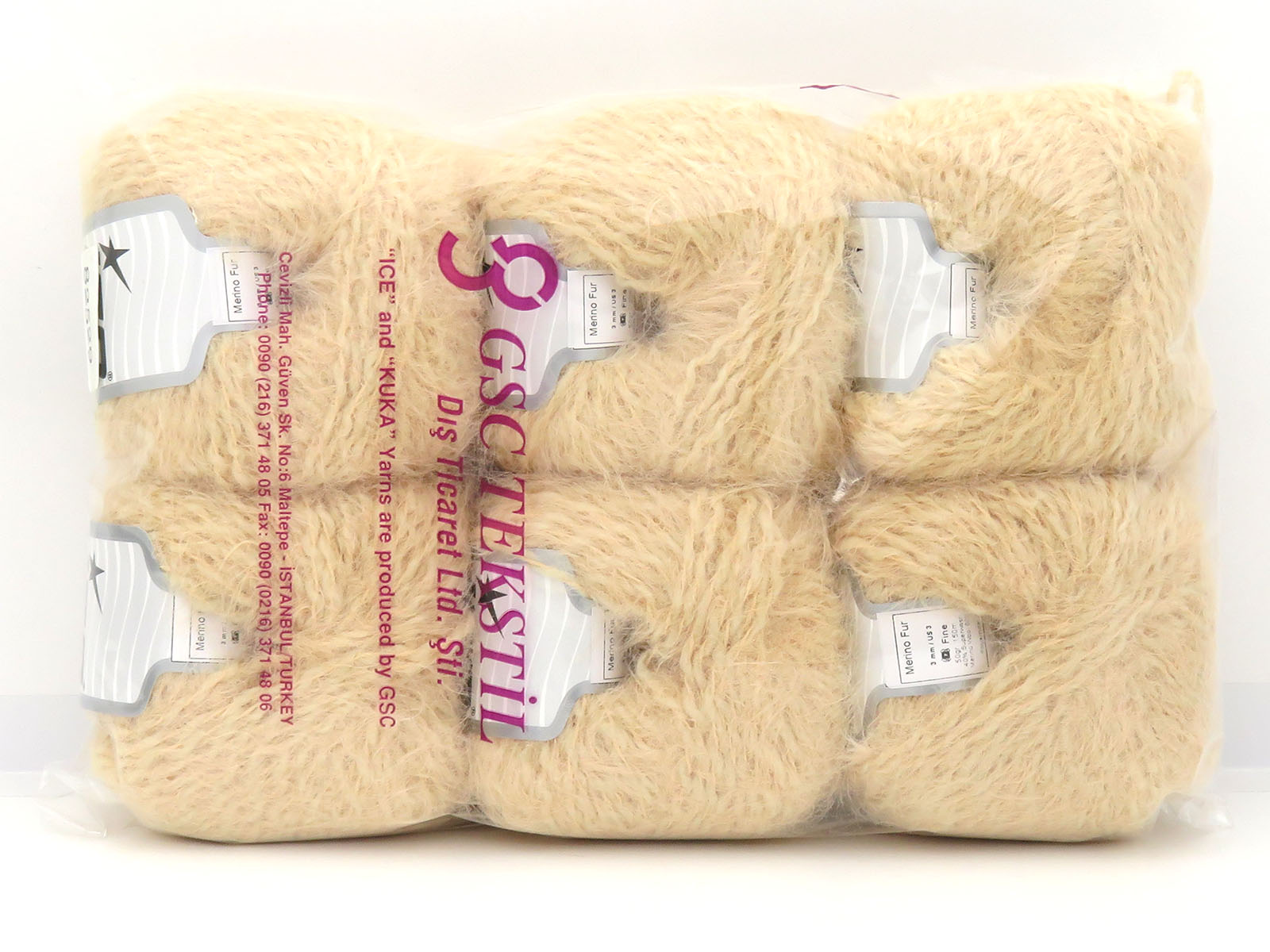 Merino Fur Dark Cream fnt2-82529