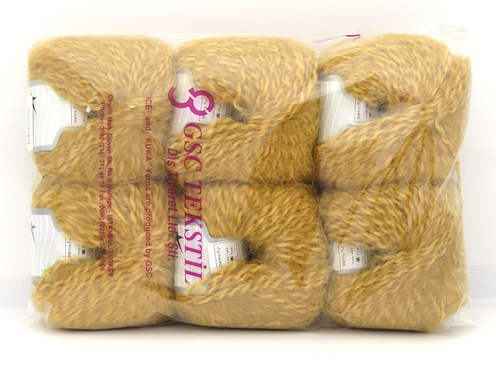 Merino Fur Light Gold fnt2-82533