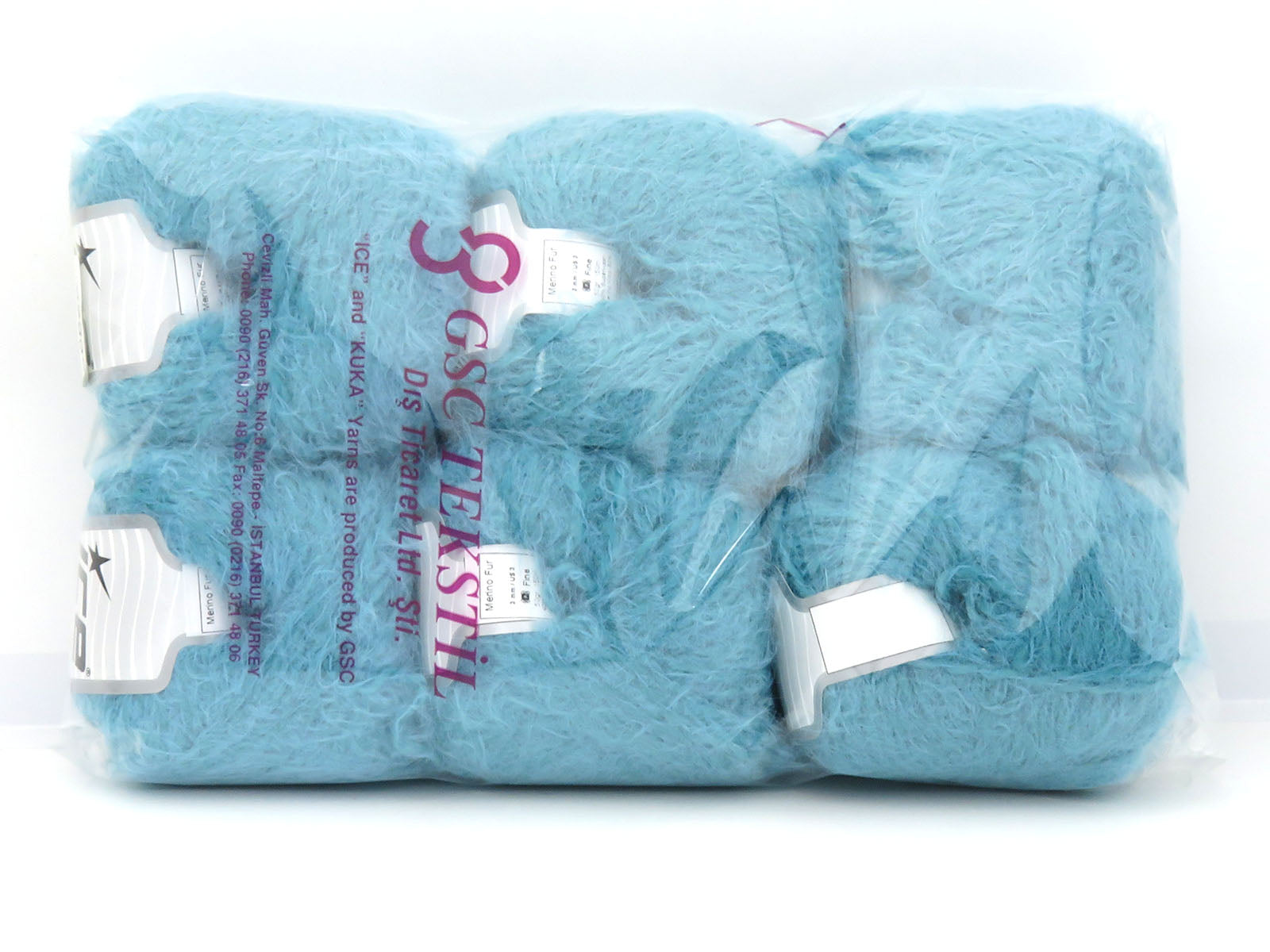 Merino Fur Turquoise fnt2-82538