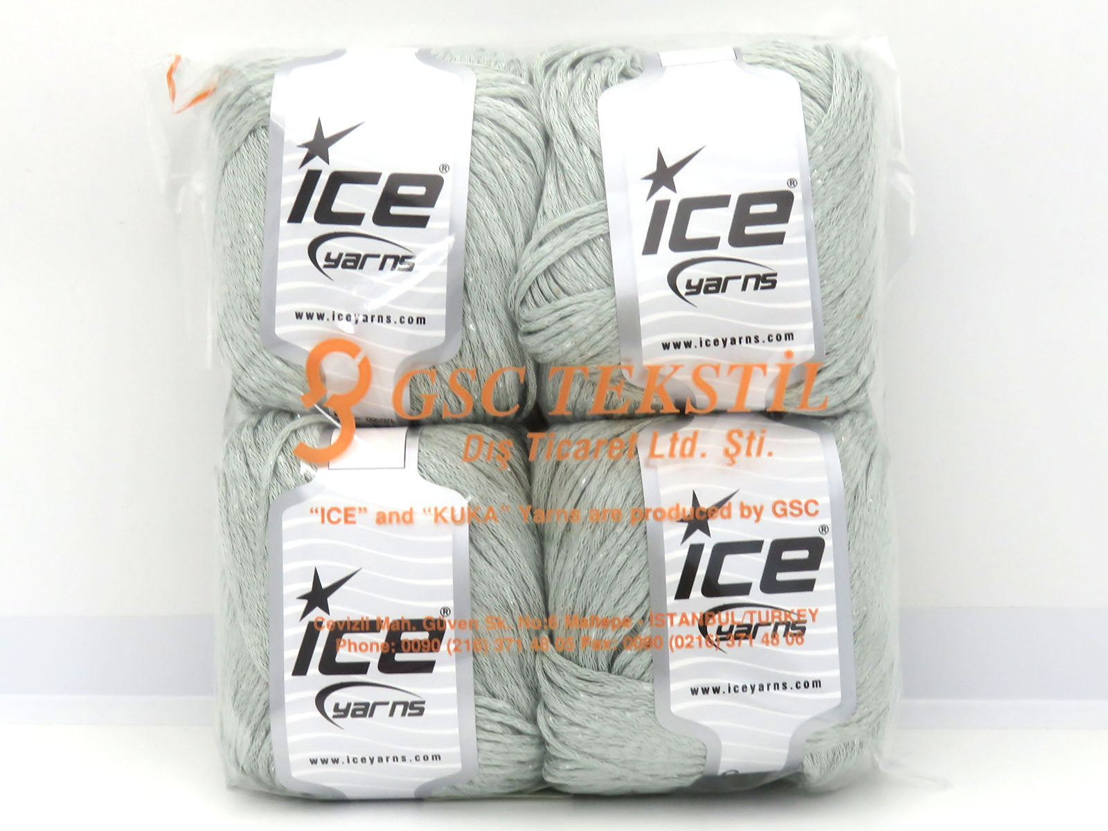Viscose Glitz Light Water Green fnt2-82554
