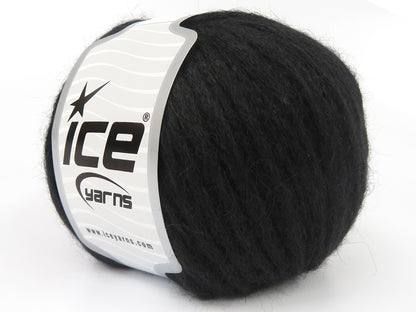 Baby Alpaca Air Black fnt2-82596