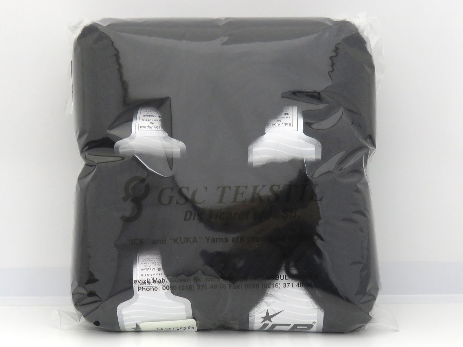 Baby Alpaca Air Black fnt2-82596