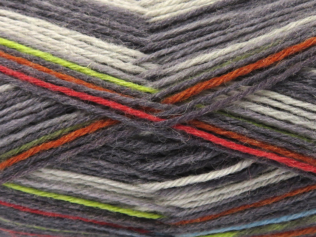 Sock Varicolor Copper, Green, Blue, Grey Shades fnt2-82715