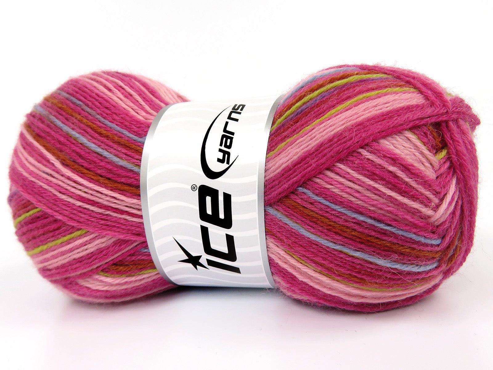 Sock Varicolor Copper, Green, Blue, Purple, Orchid, Pink fnt2-82720