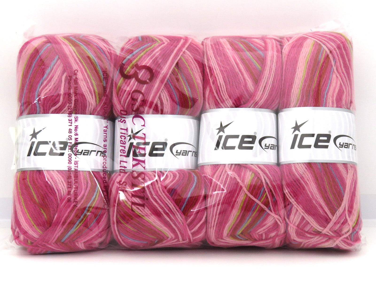 Sock Varicolor Copper, Green, Blue, Purple, Orchid, Pink fnt2-82720