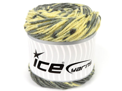Ice Yarns Kuchen Wolldesign – Grautöne, Creme – 20 % Wolle, 80 % Acryl