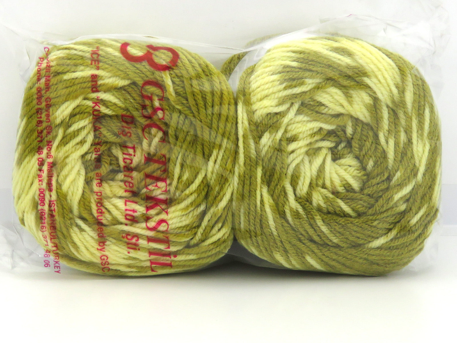 Cakes Wool Design Olive Green, Light Yellow fnt2-82747