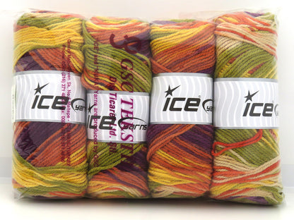 Ambiance Gold, Green, Orange, Yellow, Beige fnt2-82763