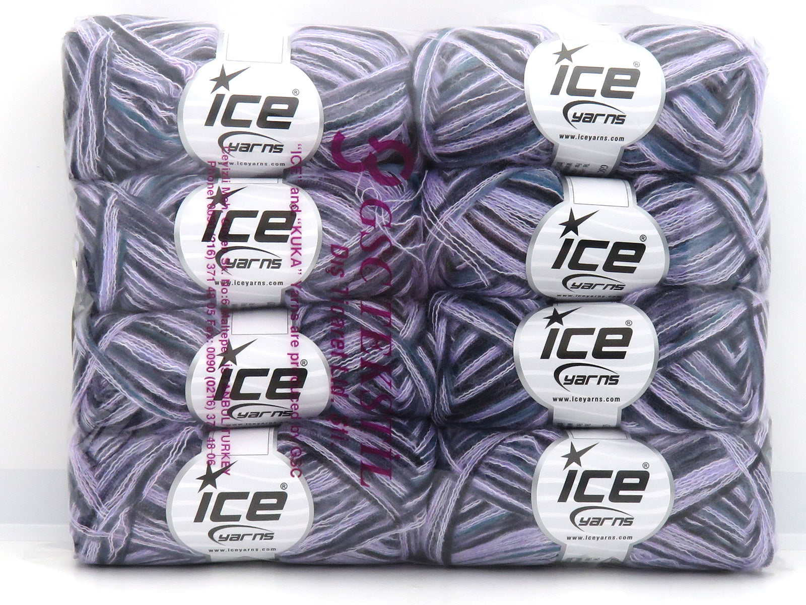Toucan Lilac Shades, Grey, Turquoise fnt2-82767