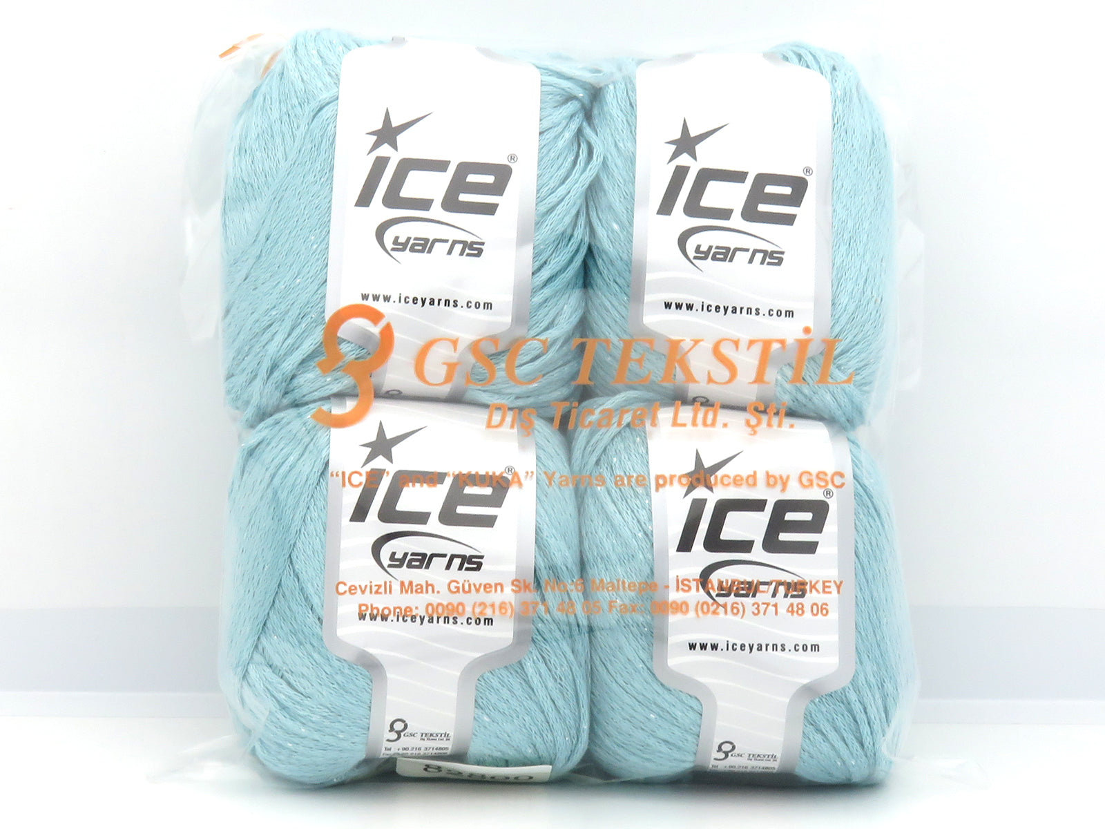 Viscose Glitz Light Turquoise fnt2-82800