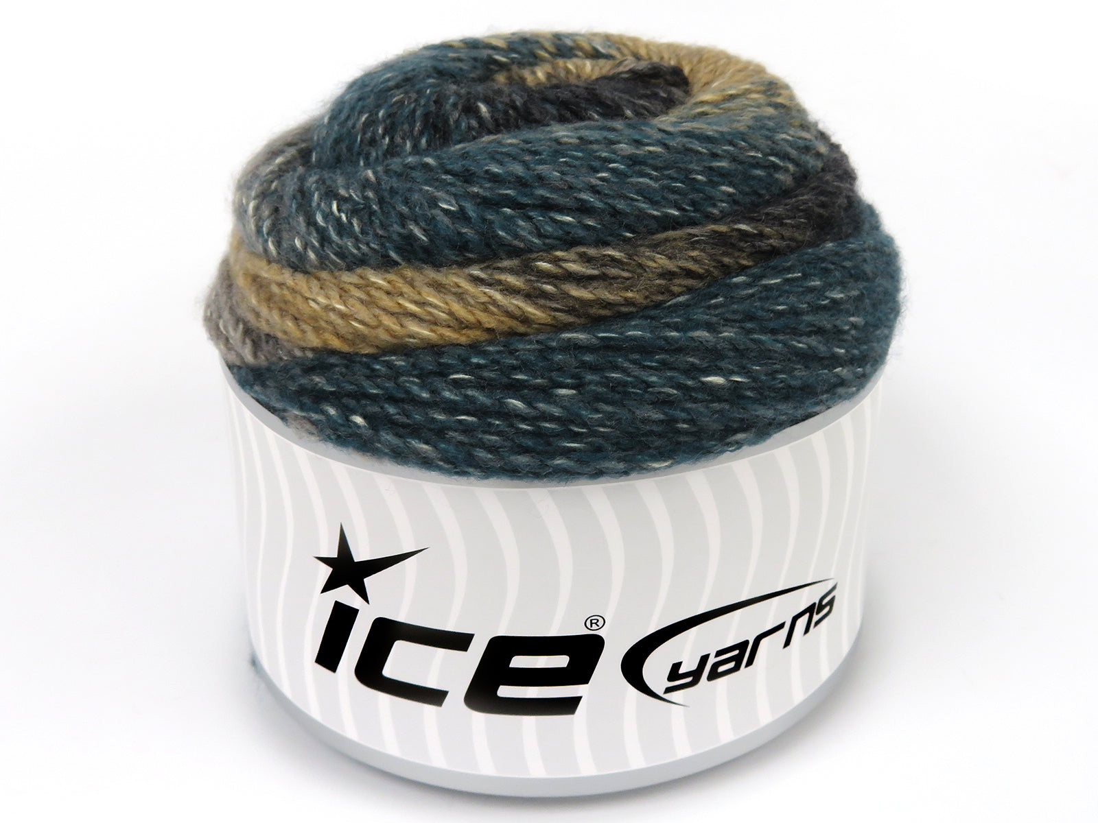 Grey Shades Green Knitting Yarn Fast Shipping Ice Yarns