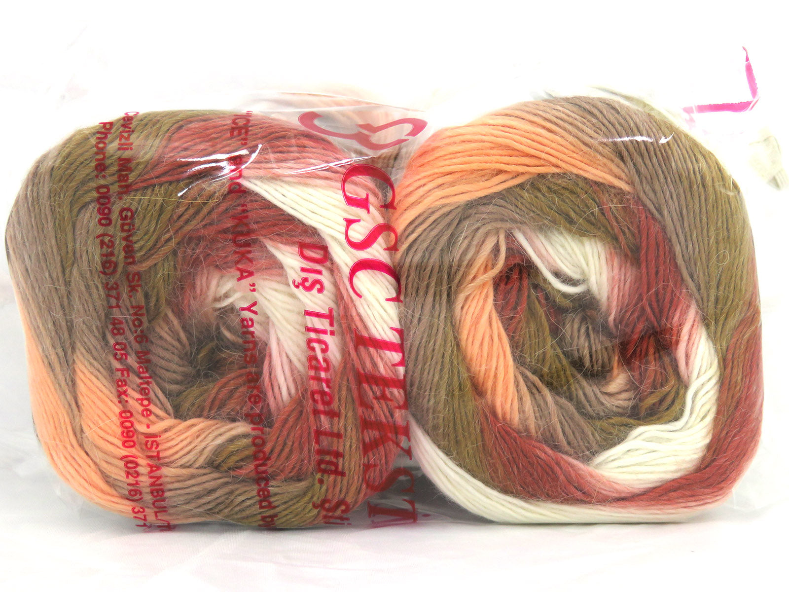 Cakes Alpaca Fine Copper, Camel, Salmon, Khaki, White fnt2-82863
