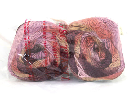 Cakes Alpaca Fine Purple Shades, Salmon Shades fnt2-82864