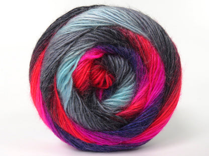 Cakes Alpaca Fine Purple, Blue, Neon Orange, Fuchsia, Grey Shades fnt2-82872