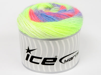 Cakes Alpaca Fine Neon Green, Lilac, Salmon, Blue fnt2-82873