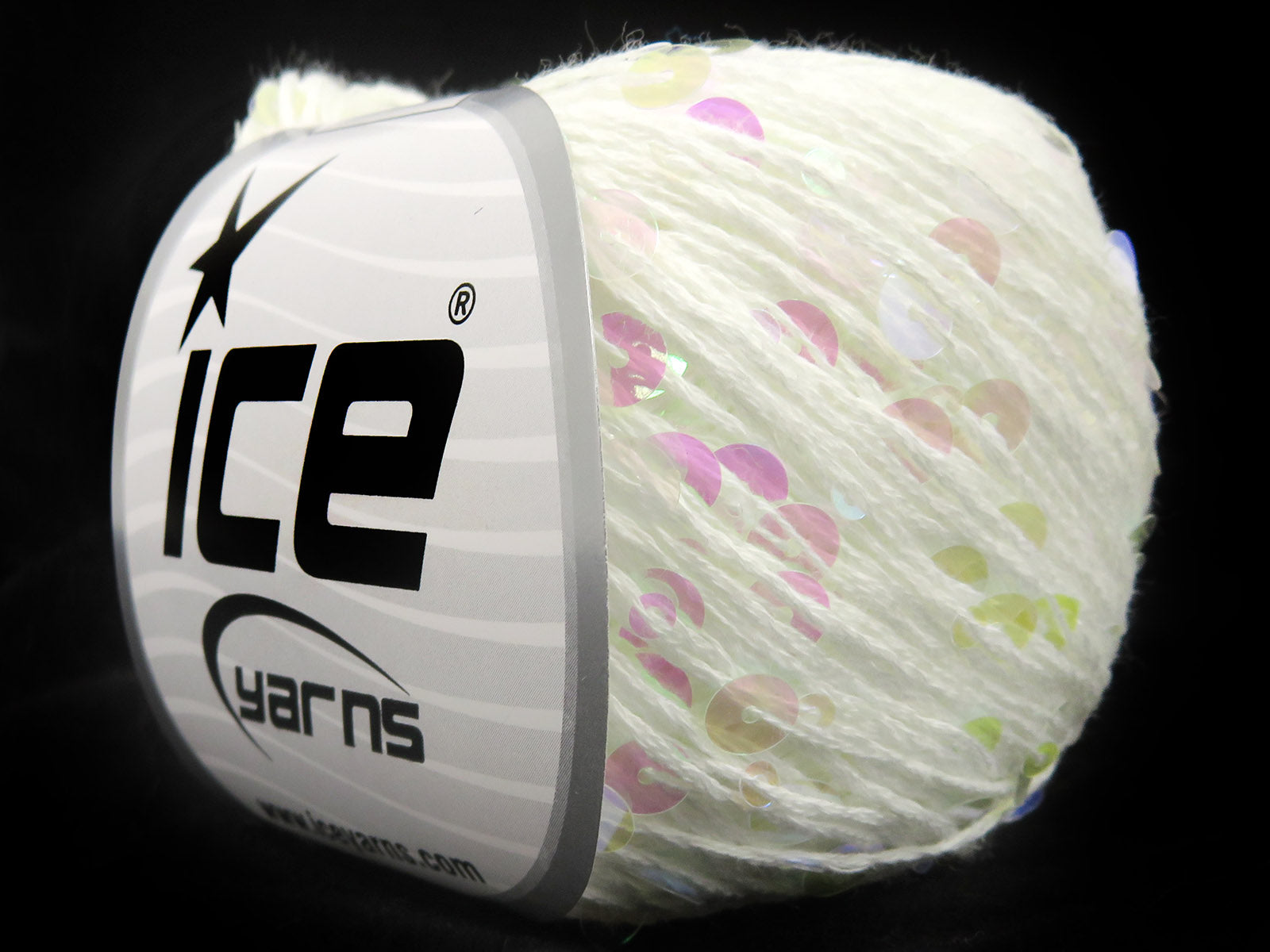 Cotton Paillette White fnt2-82907