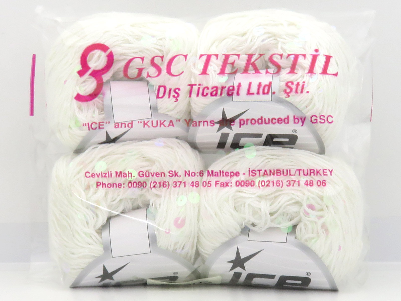 Cotton Paillette White fnt2-82907