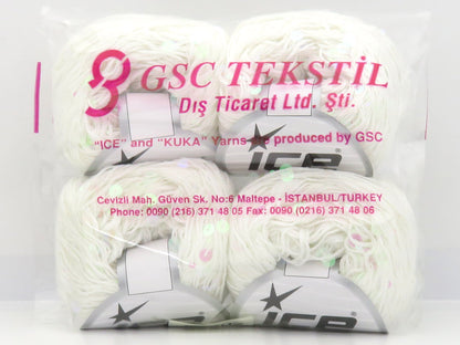 Cotton Paillette White fnt2-82907