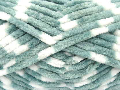 Chenille Baby Colors Green, White fnt2-82930
