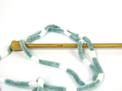 Chenille Baby Colors Green, White fnt2-82930