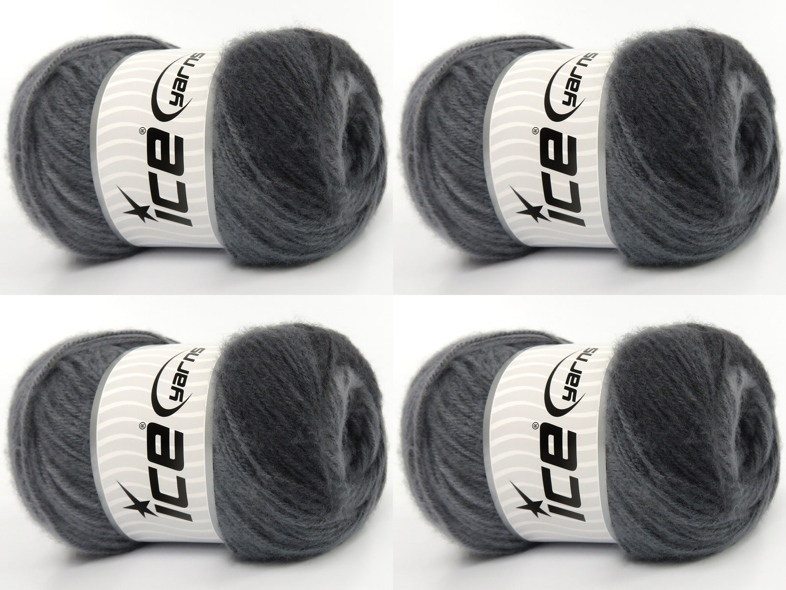 Shaggy Grey Shades DK Knitting Yarn Fast Shipping Ice Yarns