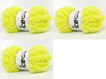 Bunny Fur Neon Yellow Sku:fnt2-82967