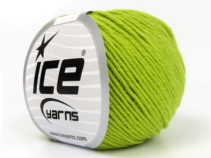 Organic Baby Cotton Pistachio Green fnt2-83016