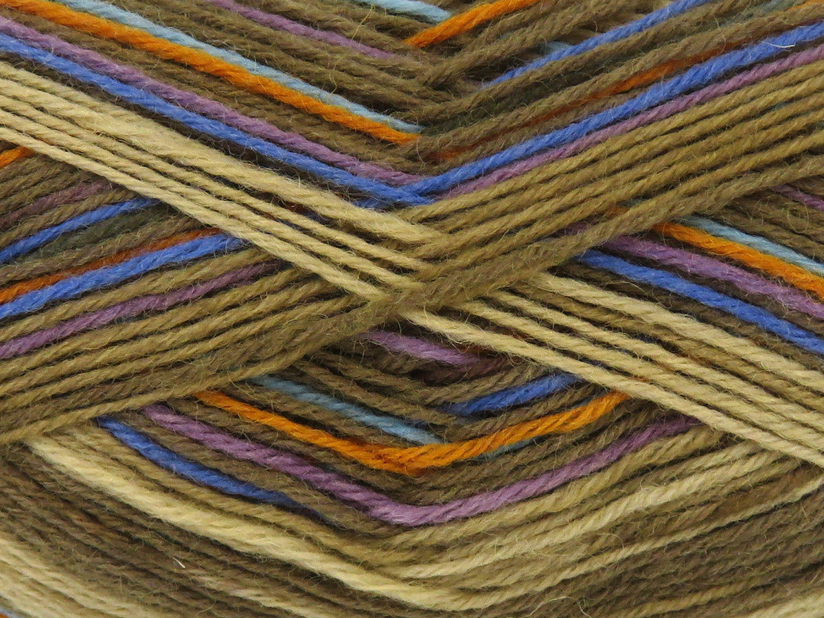 Sock Varicolor Brown Shades, Maroon, Blue Shades fnt2-83150