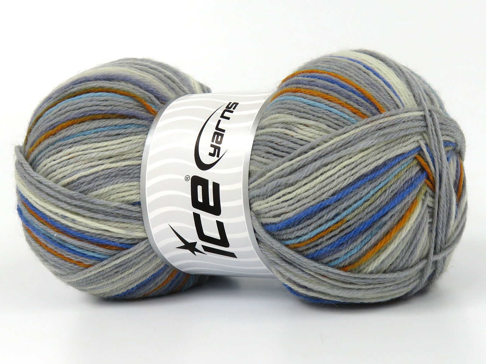 Sock Varicolor Grey Shades, Blue Shades, Gold fnt2-83151