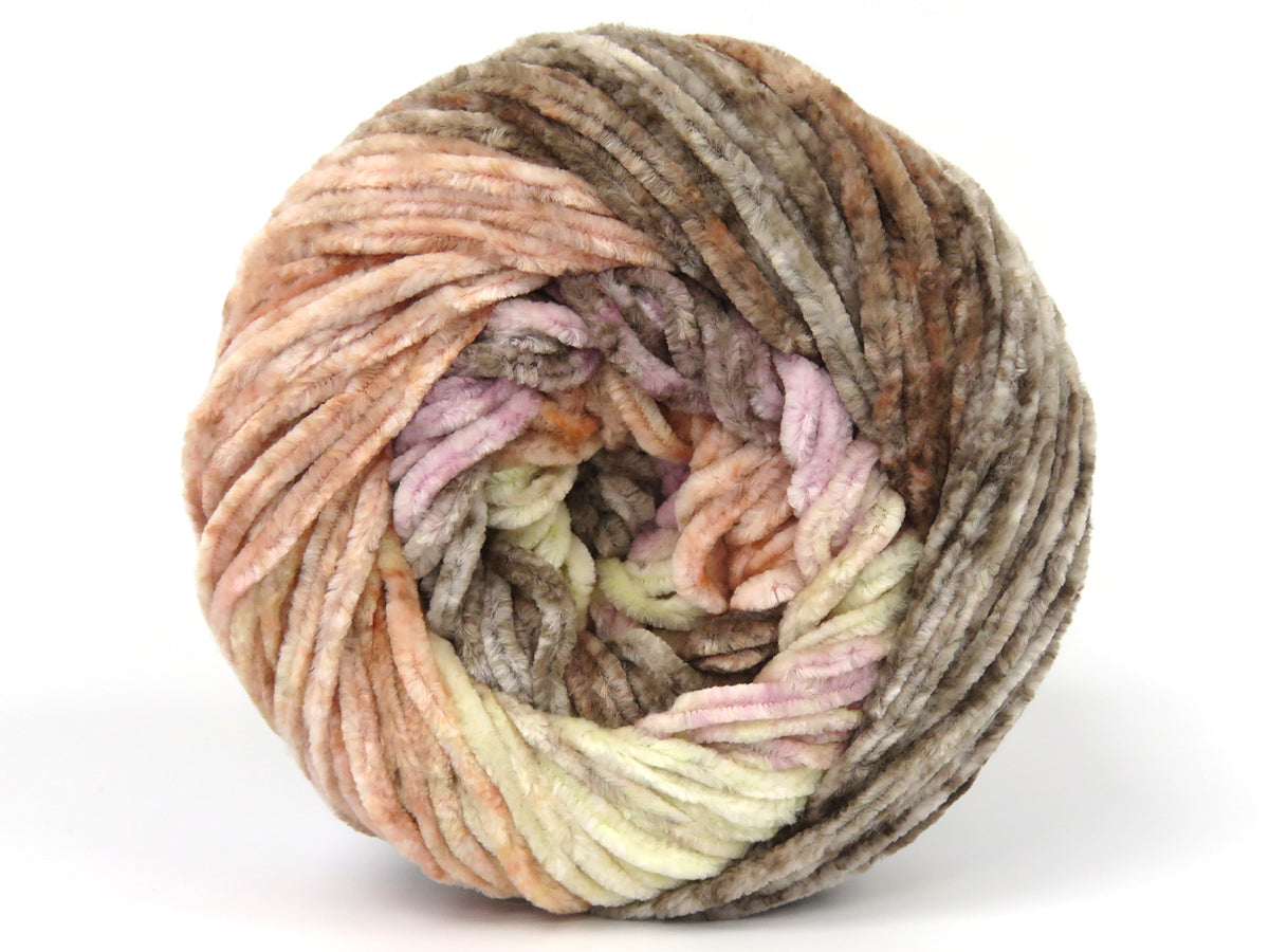 Chenille Splash Salmon Shades, Brown Shades, Lilac Shades fnt2-83254