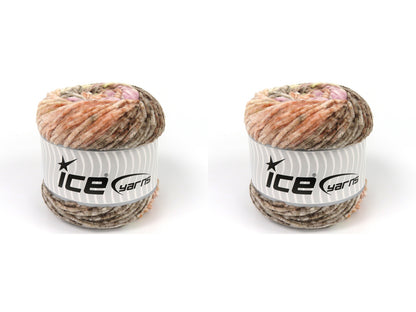 Chenille Splash Salmon Shades, Brown Shades, Lilac Shades fnt2-83254