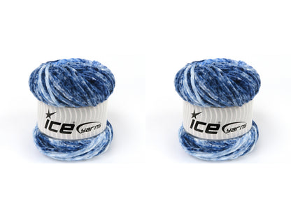 Chenille Splash Blue Shades fnt2-83257