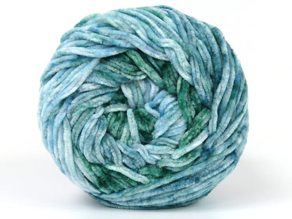 Chenille Splash Green Shades, Blue Shades fnt2-83259