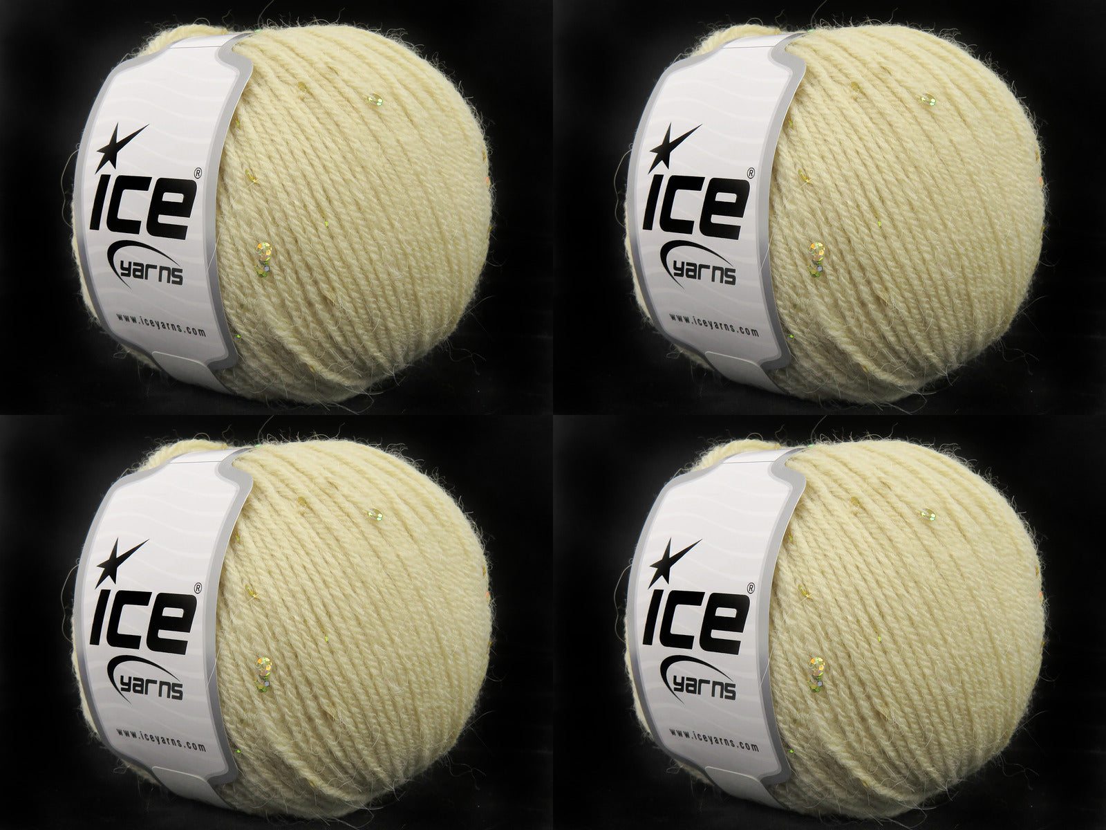 Alpaca Paillette Cream fnt2-83263