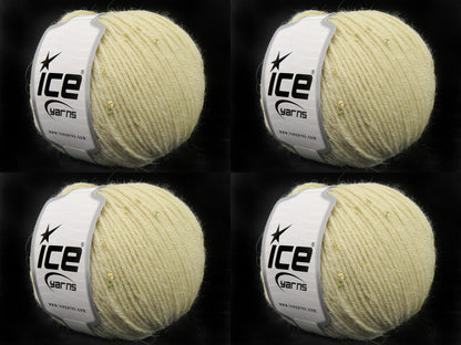 Alpaca Paillette Cream fnt2-83263