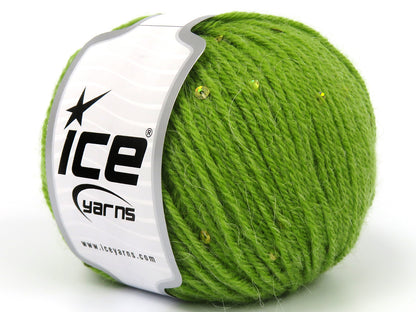 Alpaca Paillette Pistachio Green fnt2-83267
