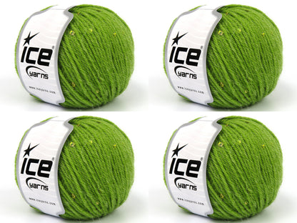 Alpaca Paillette Pistachio Green fnt2-83267
