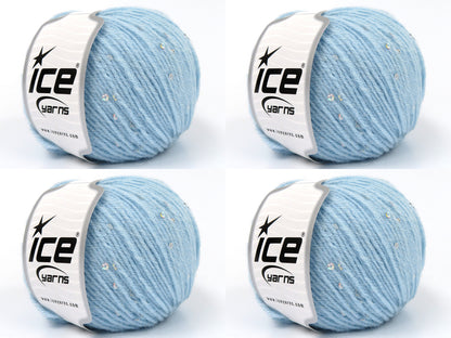 Alpaca Paillette Baby Blue fnt2-83269