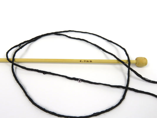 Natural Cotton Paillette Black fnt2-83275