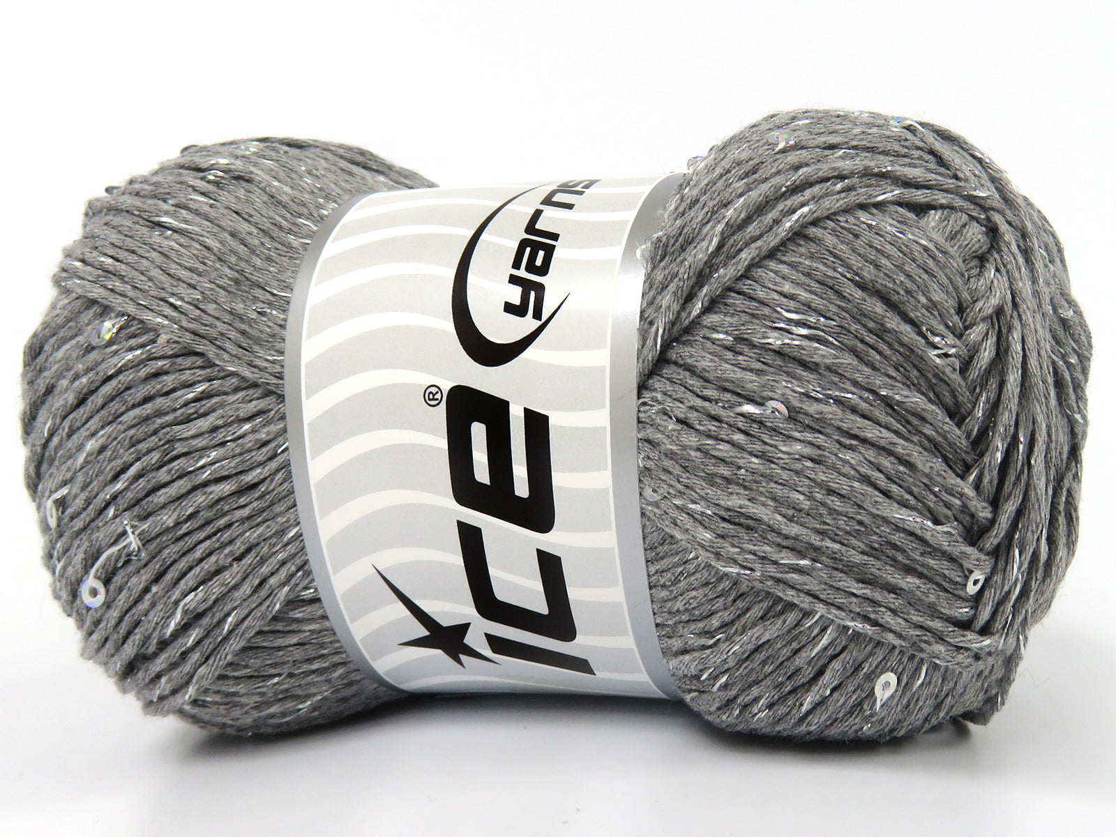 Natural Cotton Paillette Grey fnt2-83276