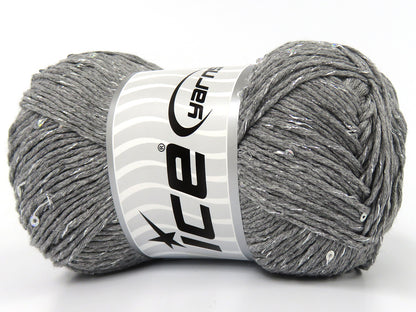 Natural Cotton Paillette Grey fnt2-83276