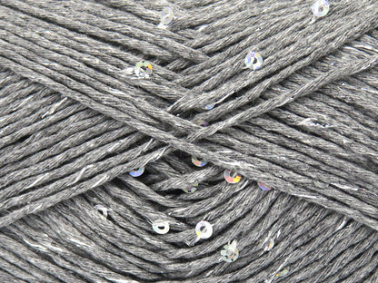 Natural Cotton Paillette Grey fnt2-83276