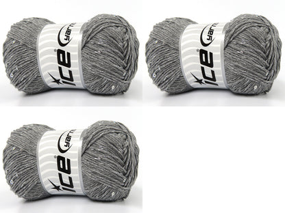 Natural Cotton Paillette Grey fnt2-83276